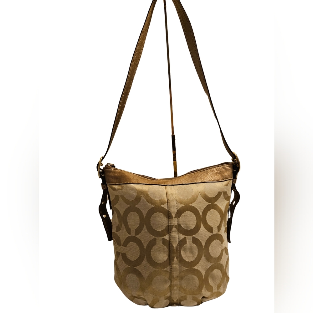 Pre-loved COACH Leather Bucket Crossbody Bag